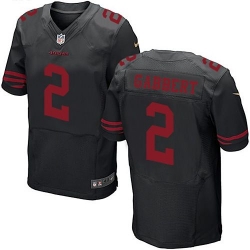 Nike 49ers #2 Blaine Gabbert Black Alternate Mens Stitched NFL Elite Jersey