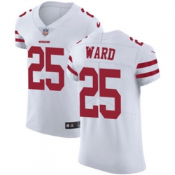 Nike 49ers #25 Jimmie Ward White Mens Stitched NFL Vapor Untouchable Elite Jersey