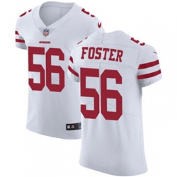 Nike 49ers #56 Reuben Foster White Mens Stitched NFL Vapor Untouchable Elite Jersey