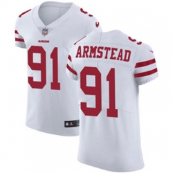 Nike 49ers #91 Arik Armstead White Mens Stitched NFL Vapor Untouchable Elite Jersey