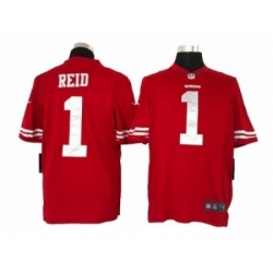 Nike San Francisco 49ers 1 Eri Reid red Limited NFL Jersey