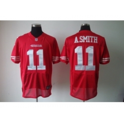 Nike San Francisco 49ers 11 Alex Smith Red Elite NFL Jersey