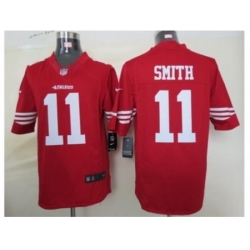 Nike San Francisco 49ers 11 Alex Smith Red Limited NFL Jersey