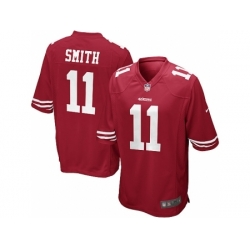Nike San Francisco 49ers 11 Alex Smith red Game NFL Jersey