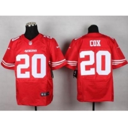 Nike San Francisco 49ers 20 Perrish Cox Red Elite NFL Jersey