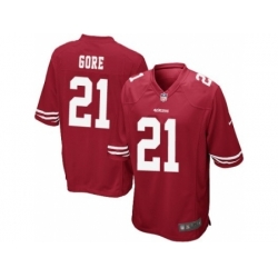 Nike San Francisco 49ers 21 Frank Gore Red Elite NFL Jersey