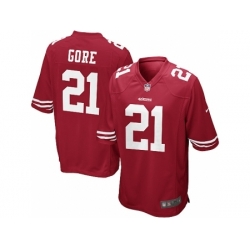 Nike San Francisco 49ers 21 Frank Gore red Game NFL Jersey