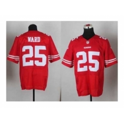 Nike San Francisco 49ers 25 Jimmie Ward red Elite NFL Jersey