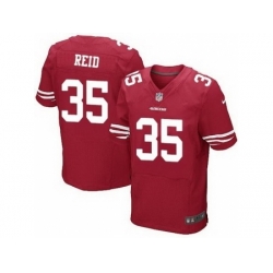 Nike San Francisco 49ers 35 Eric Reid Red Elite NFL Jersey