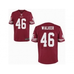 Nike San Francisco 49ers 46 Delanie Walker Limited Red NFL Jersey