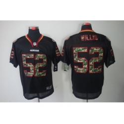 Nike San Francisco 49ers 52 Patrick Willis Black ELITE Lights Out Camo Number NFL Jersey