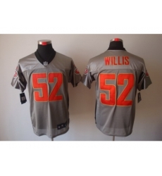 Nike San Francisco 49ers 52 Patrick Willis Grey Elite Shadow NFL Jersey