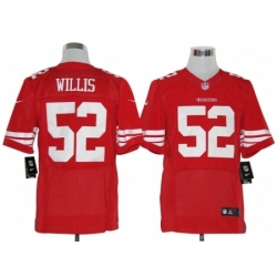 Nike San Francisco 49ers 52 Patrick Willis Red Elite NFL Jersey