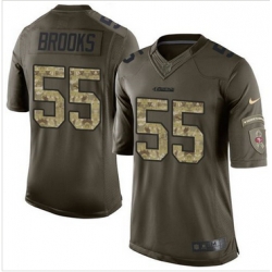 Nike San Francisco 49ers #55 Ahmad Brooks Green Men 27s Stitched NFL Limited Salute to Service Jersey