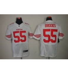 Nike San Francisco 49ers 55 Ahmad Brooks White Elite NFL Jersey