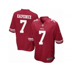 Nike San Francisco 49ers 7 Colin Kaepernick Red Elite NFL Jersey