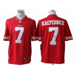 Nike San Francisco 49ers 7 Colin Kaepernick Red Limited NFL Jersey