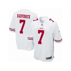 Nike San Francisco 49ers 7 Colin Kaepernick white Elite NFL Jersey