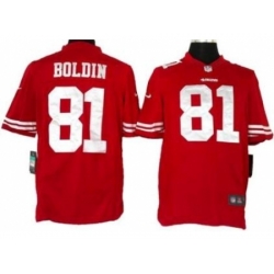 Nike San Francisco 49ers 81 Anquan Boldin Red Limited NFL Jersey