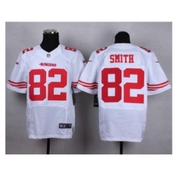 Nike San Francisco 49ers 82 Torrey Smith white Elite NFL Jersey