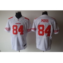 Nike San Francisco 49ers 84 Randy Moss Elite White NFL Jersey