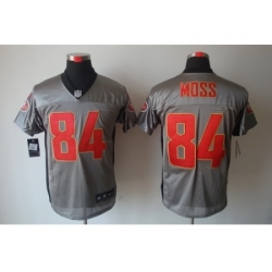 Nike San Francisco 49ers 84 Randy Moss Grey Elite Shadow NFL Jersey