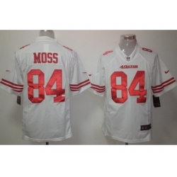 Nike San Francisco 49ers 84 Randy Moss Wihte Limited NFL Jersey