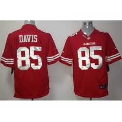 Nike San Francisco 49ers 85 Vernon Davis Red Limited NFL Jersey