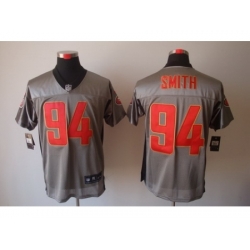 Nike San Francisco 49ers 94 Justin Smith Grey Elite Shadow NFL Jersey