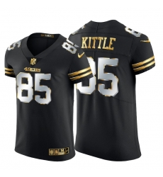 San Francisco 49ers 85 George Kittle Men Nike Black Edition Vapor Untouchable Elite NFL Jersey