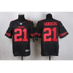 nike nfl jerseys san francisco 49ers 21 sanders black[Elite][sanders]