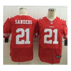 nike nfl jerseys san francisco 49ers 21 sanders red[Elite][sanders]