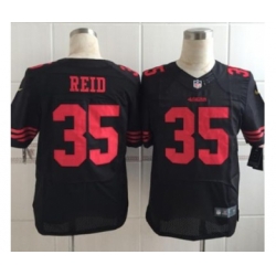 nike nfl jerseys san francisco 49ers 35 reid black[Elite]