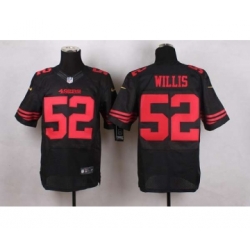 nike nfl jerseys san francisco 49ers 52 patrick willis black[Elite]