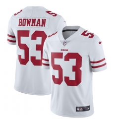 Women 49ers #53 NaVorro Bowman White Vapor Untouchable Limited Player NFL Jersey