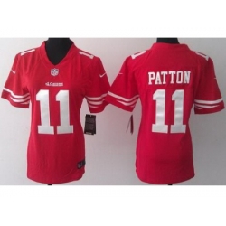 Women Nike San Francisco 49ers 11 Quinton Patton Red NFL Jerseys