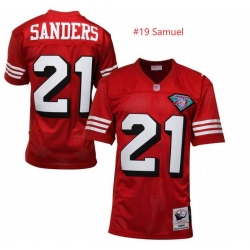 Women Nike San Francisco 49ers 19 Deebo Samuel Red Mitchell & Ness Throwback Limited Jersey