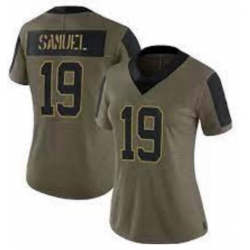 Women San Francisco 49ers 19 Deebo Samuel Nike 2021 Salute To Service Jersey
