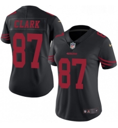 Womens Nike San Francisco 49ers 87 Dwight Clark Limited Black Rush Vapor Untouchable NFL Jersey