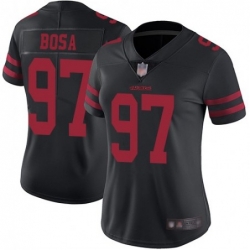 Women's San Francisco 49ers #97 Nick Bosa Limited Black Vapor Untouchable Limited Football Jersey