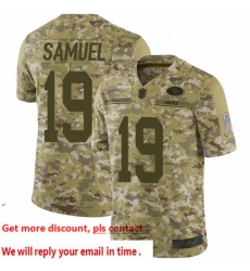 49ers 19 Deebo Samuel Camo Youth Stitched Football Limited 2018 Salute to Service Jersey
