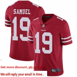 49ers 19 Deebo Samuel Red Team Color Youth Stitched Football Vapor Untouchable Limited Jersey