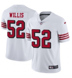 Nike 49ers #52 Patrick Willis White Rush Youth Stitched NFL Vapor Untouchable Limited Jersey