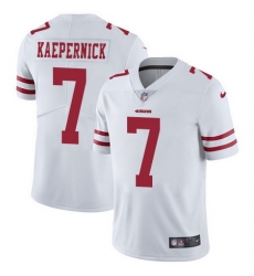 Nike 49ers #7 Colin Kaepernick White Youth Stitched NFL Vapor Untouchable Limited Jersey