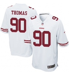 Nike 49ers #90 Solomon Thomas White Youth Stitched NFL Elite Jersey