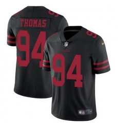 Nike 49ers #94 Solomon Thomas Black Alternate Youth Stitched NFL Vapor Untouchable Limited Jersey