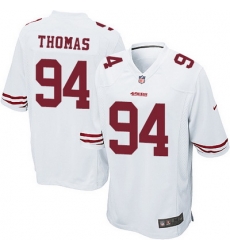 Nike 49ers #94 Solomon Thomas White Youth Stitched NFL Elite Jersey