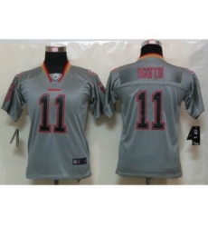 Nike Youth San Francisco 49ers #11 Alex Smith Grey Jerseys[Elite lights out]