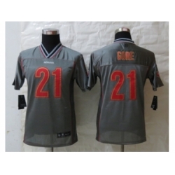 Nike Youth San Francisco 49ers #21 Gore Grey Jerseys(Vapor)