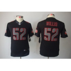 Nike Youth San Francisco 49ers #52 Patrick Willis Black Jerseys(Impact Limited)